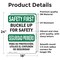 Signmission Safety Culture Sign, 18 in Width, Vinyl Decal, Rectangle, Bilingual OS-2PACK-SF-D-1824-L-10745 - alternate 2